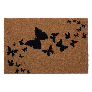 Butterflies Doormat with Soft Colour Design