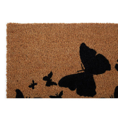 Butterflies Doormat with Soft Colour Design