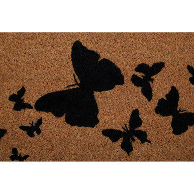 Butterflies Doormat with Soft Colour Design