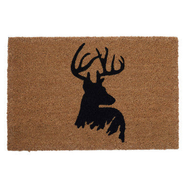 Stag Doormat with Antler Design