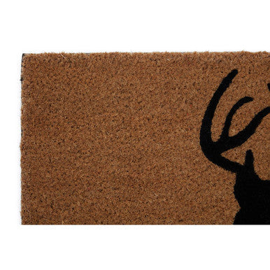 Stag Doormat with Antler Design