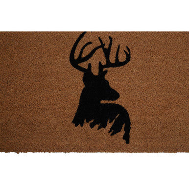 Stag Doormat with Antler Design