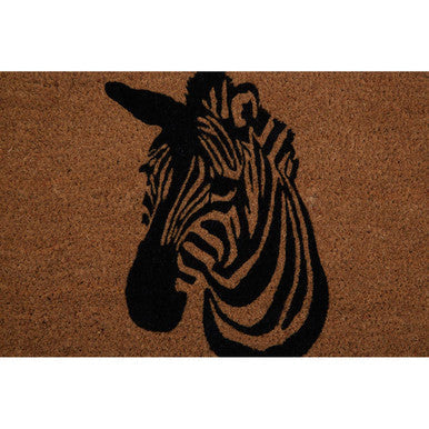 Zebra Face Doormat