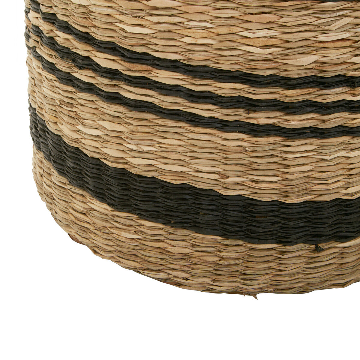 Set of 2 Seagrass Baskets with Black Stripes | Arles