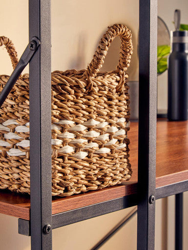 Set of Two Square Seagrass Baskets