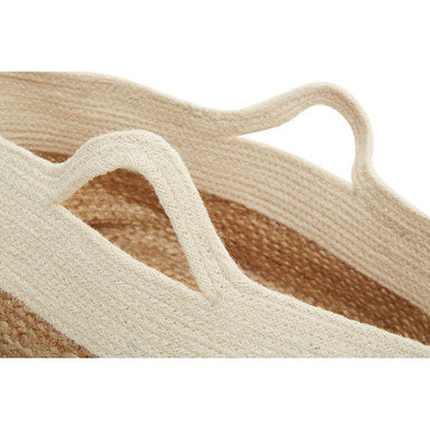 Oval Jute Basket for Storage