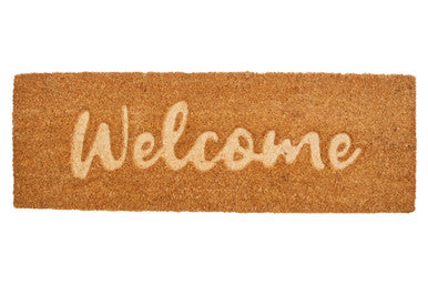 Embossed Welcome Coir Doormat