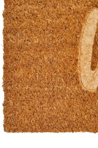 Embossed Welcome Coir Doormat