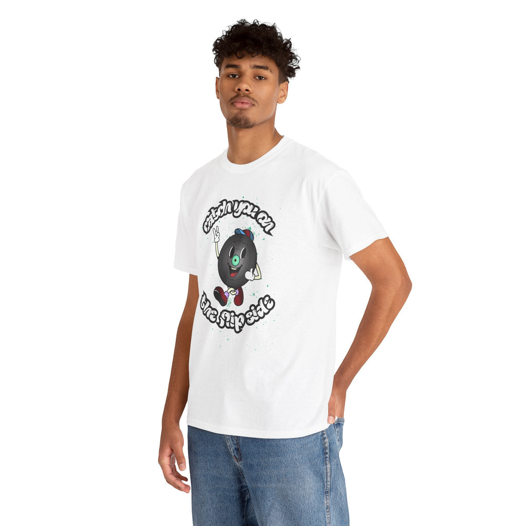Catch You On The Flip Side Men's Vinyl T-Shirt