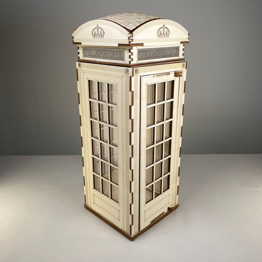 Telephone Box Lamp Flatpack Model Kit
