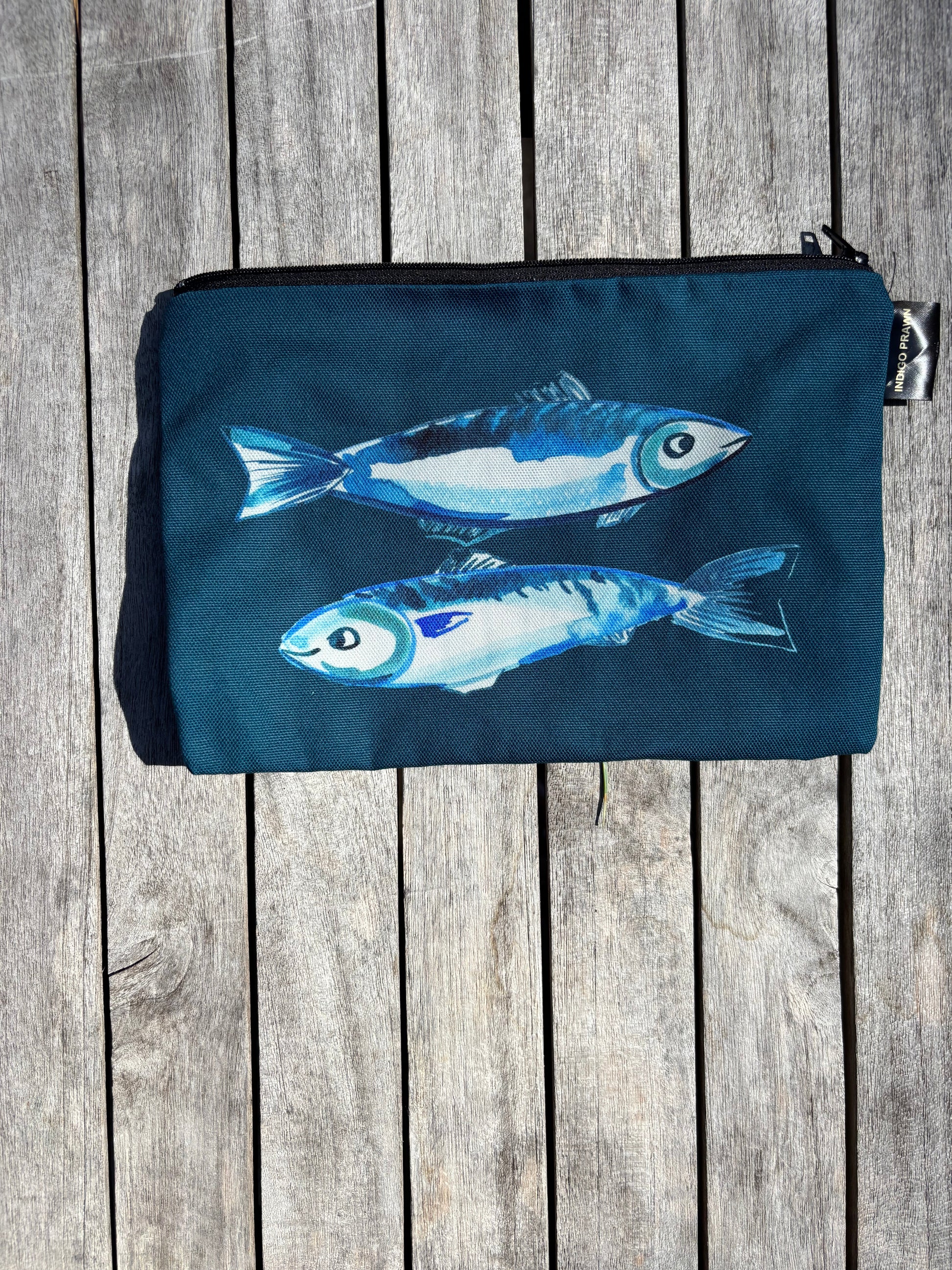 Waterproof Zipper Pouches with Vibrant Designs