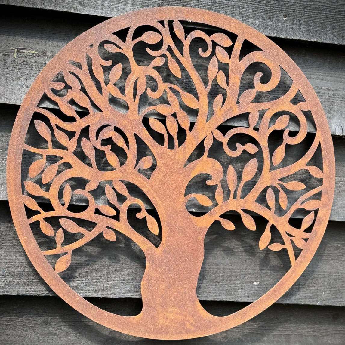 Rusty Tree of Life Garden Decoration 55cm