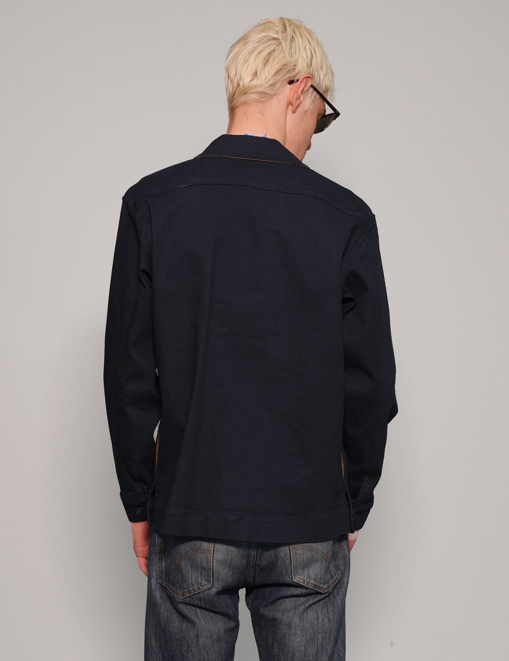 Navy Cotton Workshirt