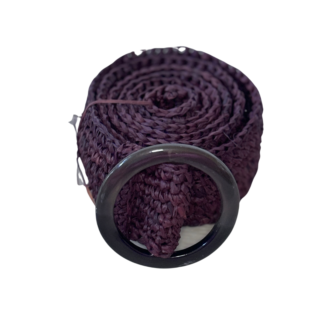 Natural Raffia Belt