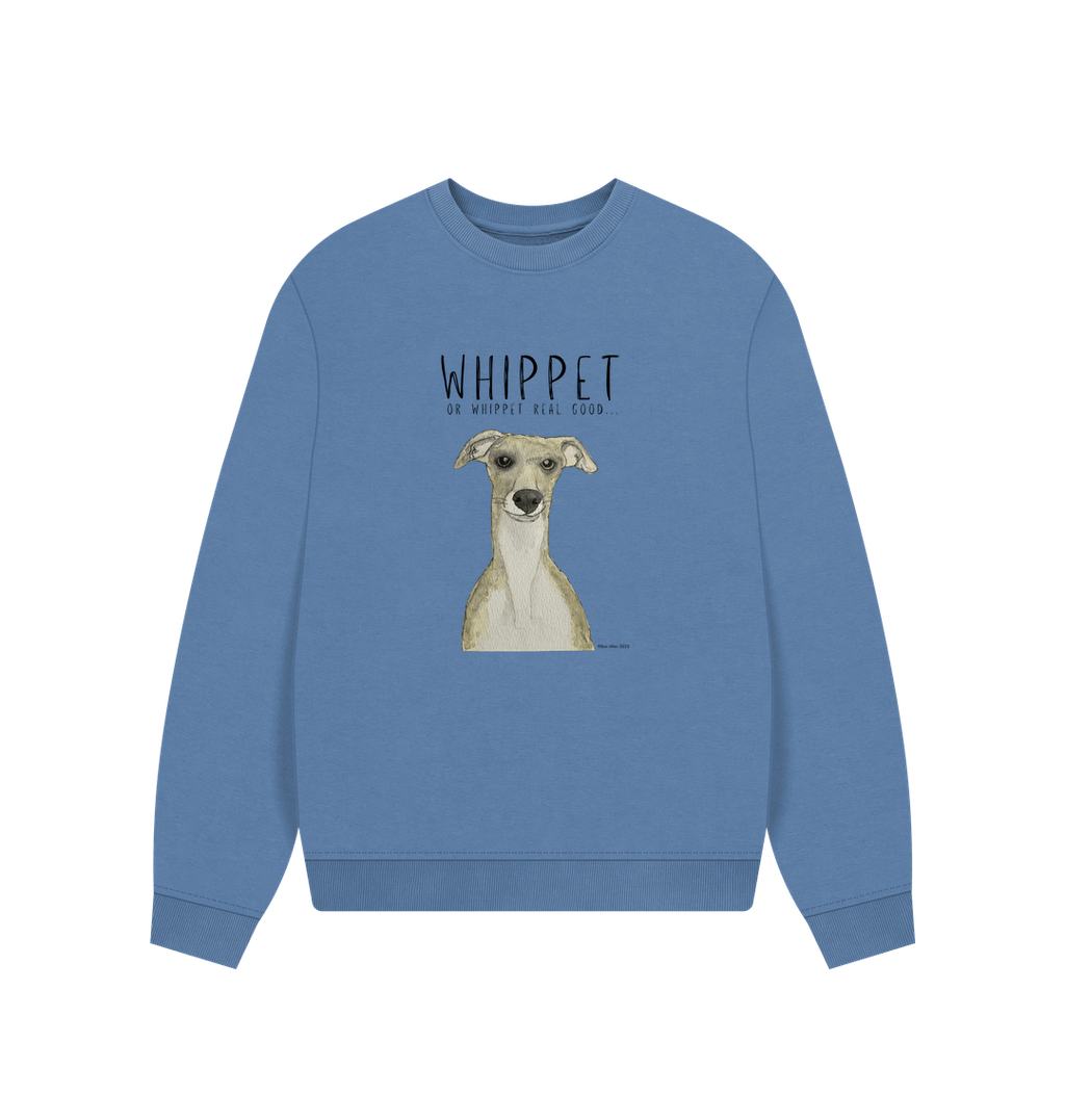 Women's Oversized Whippet Sweatshirt in Organic Cotton