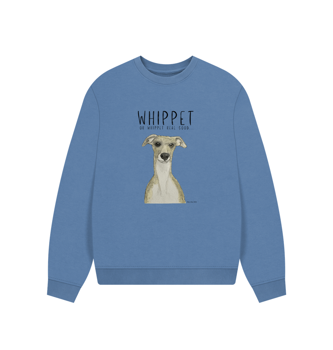 Women's Oversized Whippet Sweatshirt in Organic Cotton