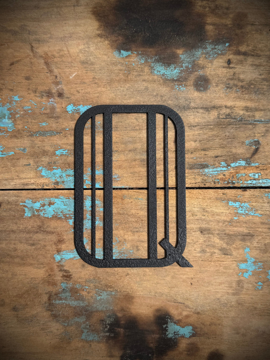 Black Art Deco Metal Letters and Numbers 5 inch or 12 inch