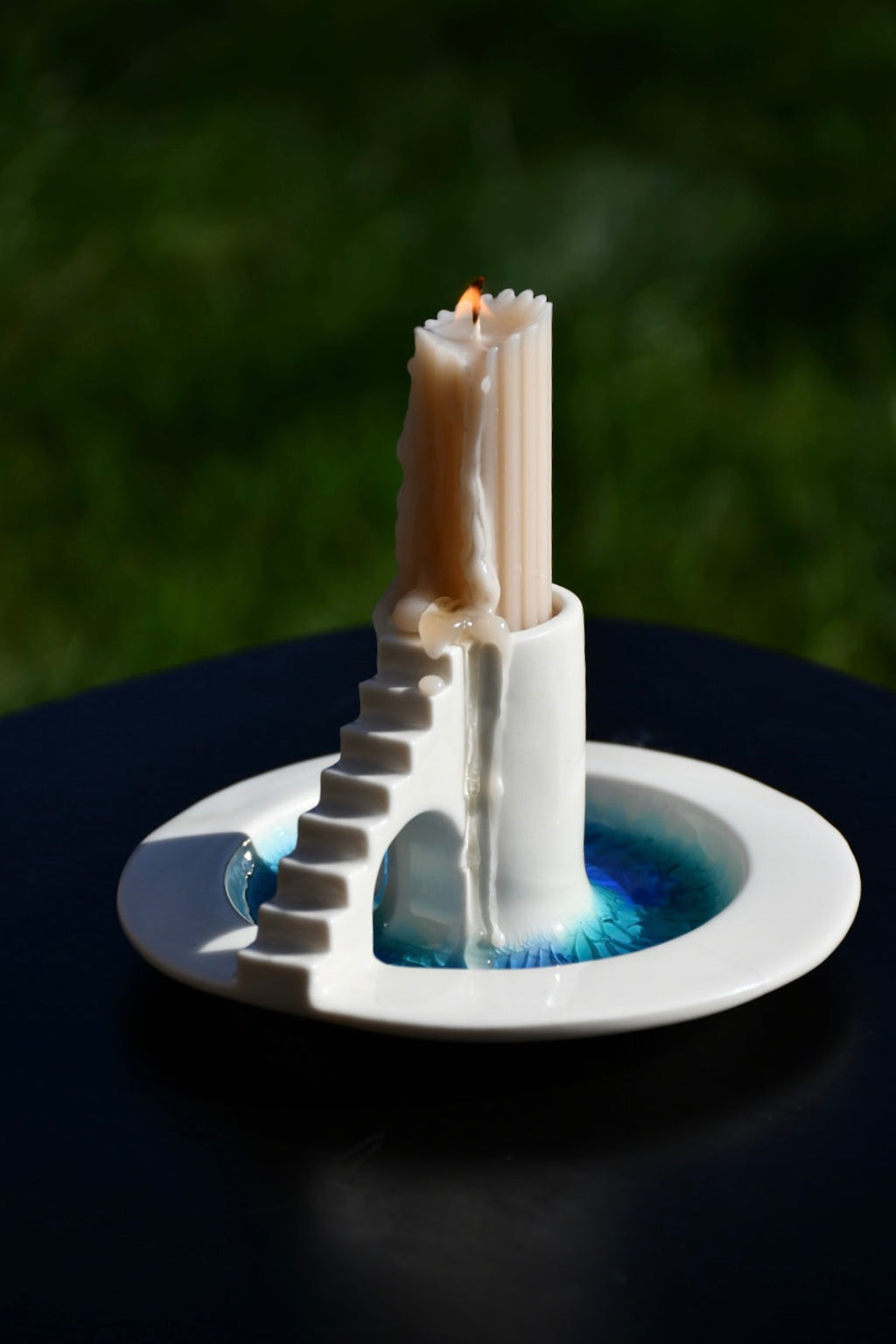 Castle Candle Holder with Moat