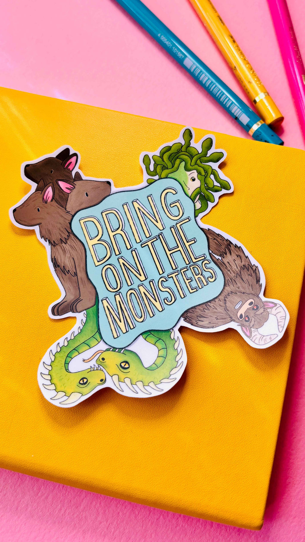 Greek Mythology Monsters Vinyl Sticker