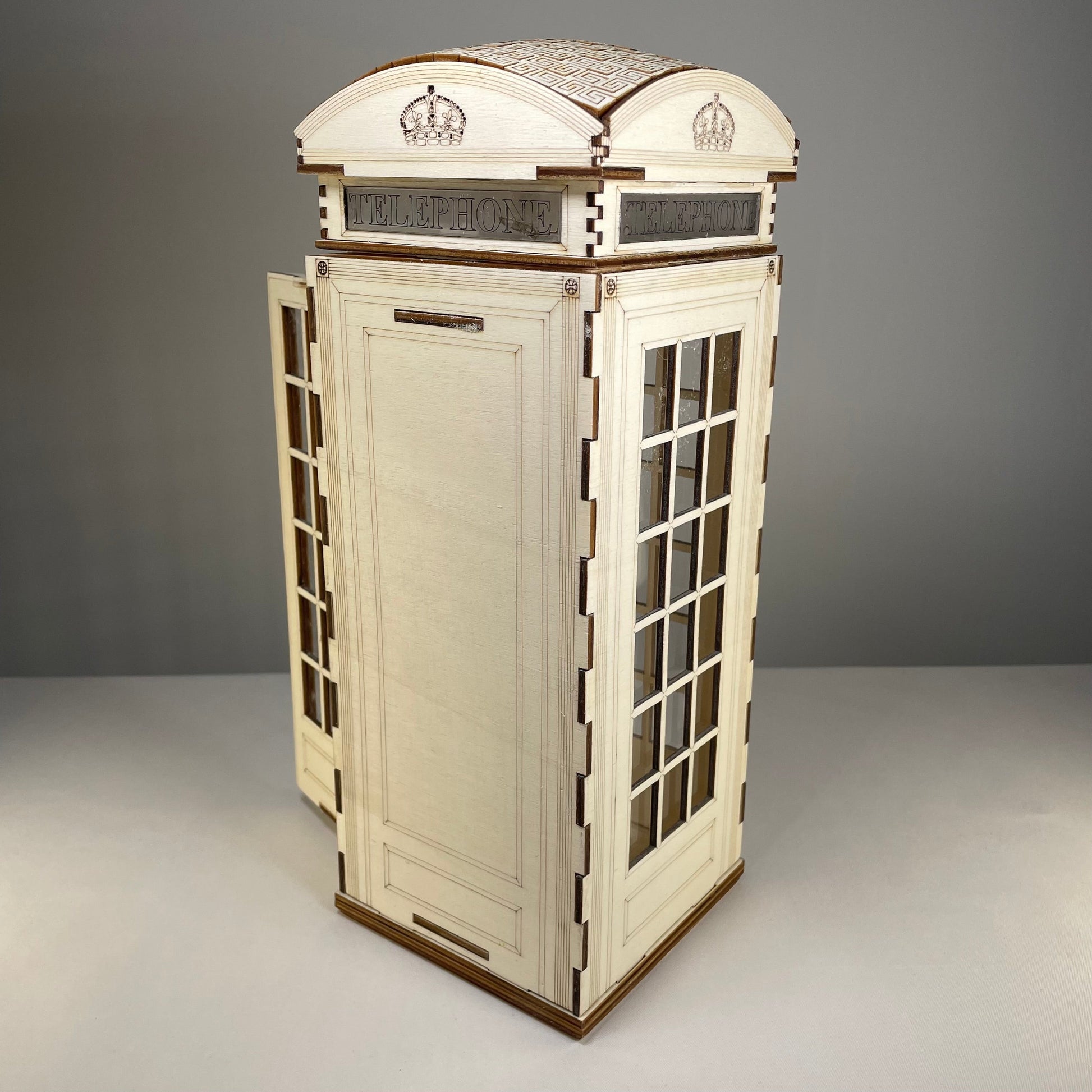 Telephone Box Lamp Flatpack Model Kit
