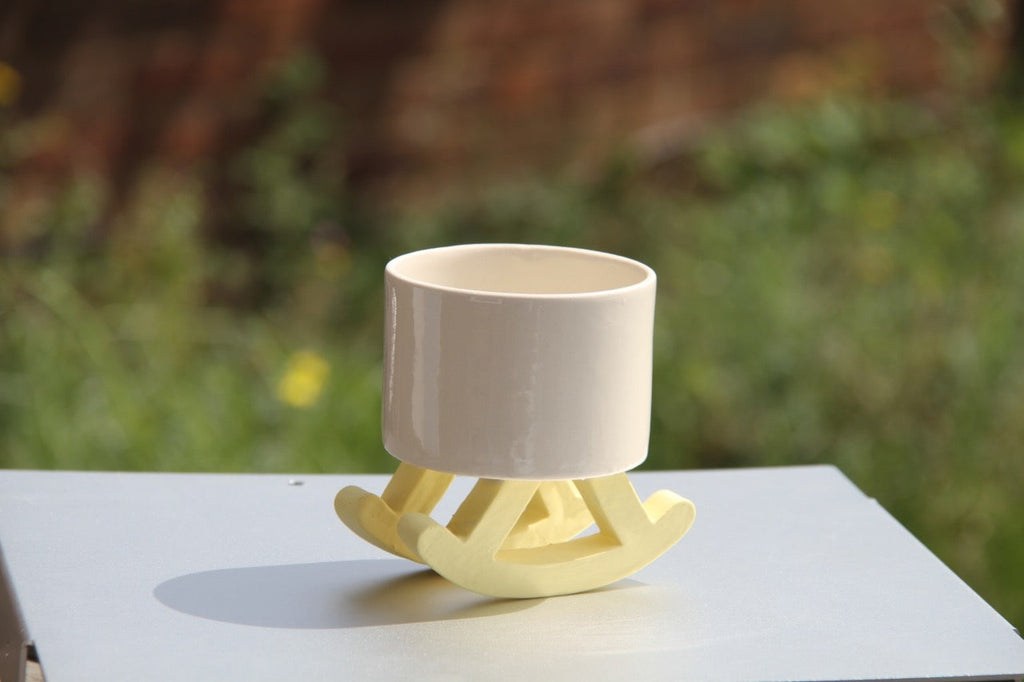 Yellow Rocky Chair Whisky Cup