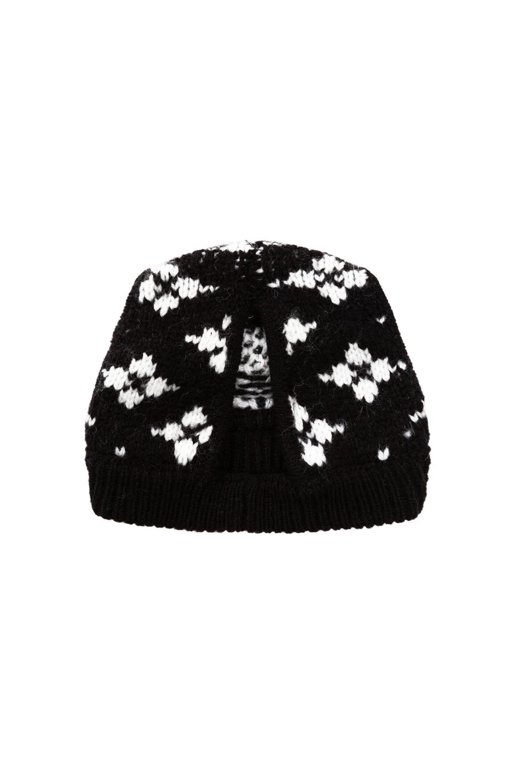 Floral Jacquard Woolen Hat for Pets