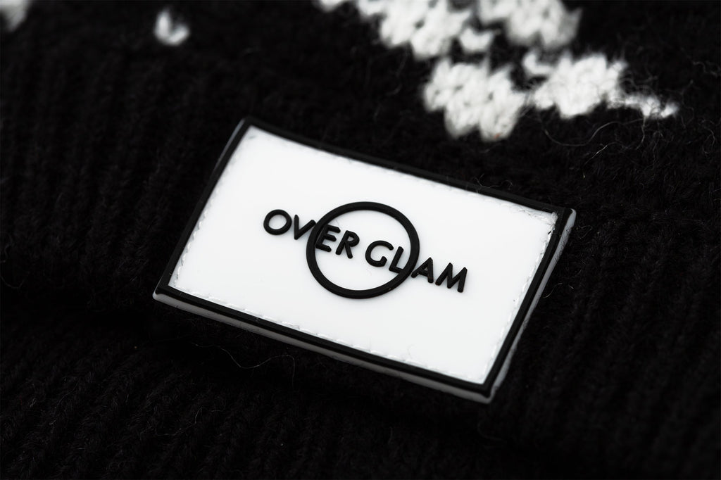 Floral Jacquard Woolen Hat for Pets