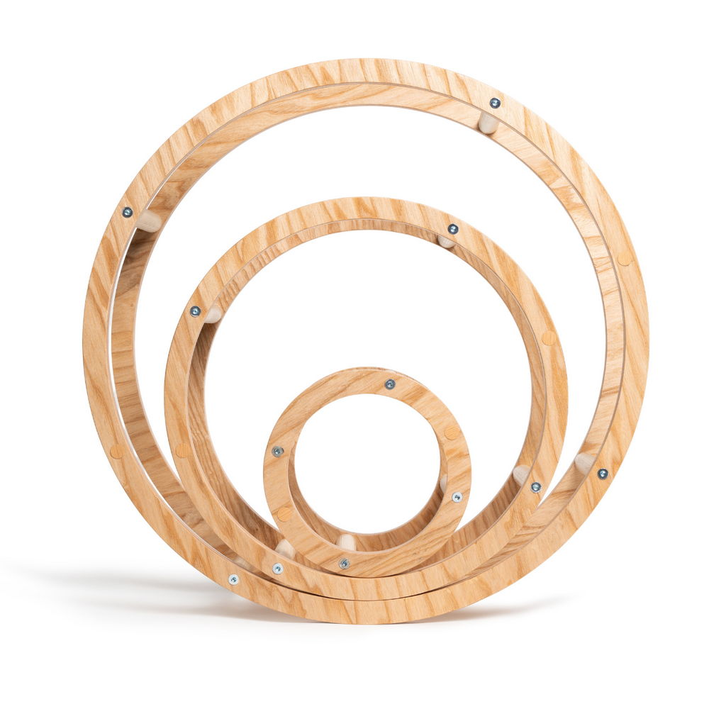 Montessori Wooden Rings Set – Enhance Creativity & Motor Skills by Ewart Woods at www.brixbailey.com