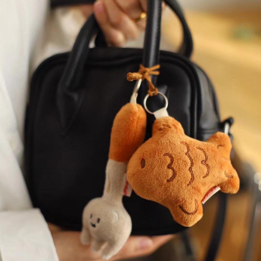 Cute Food Plush Bag Charm
