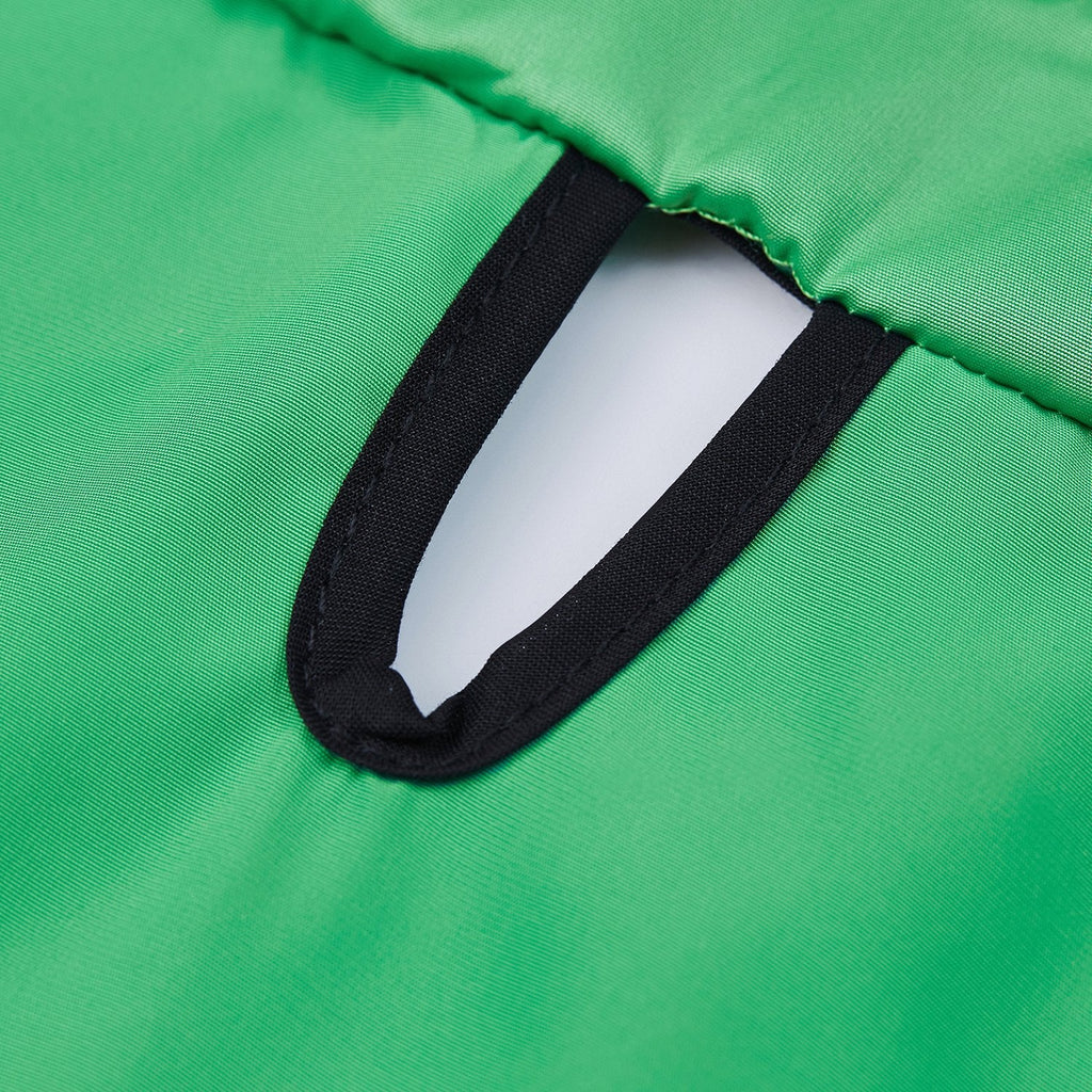 Mint Green Waterproof Thin Coat with Hoodie