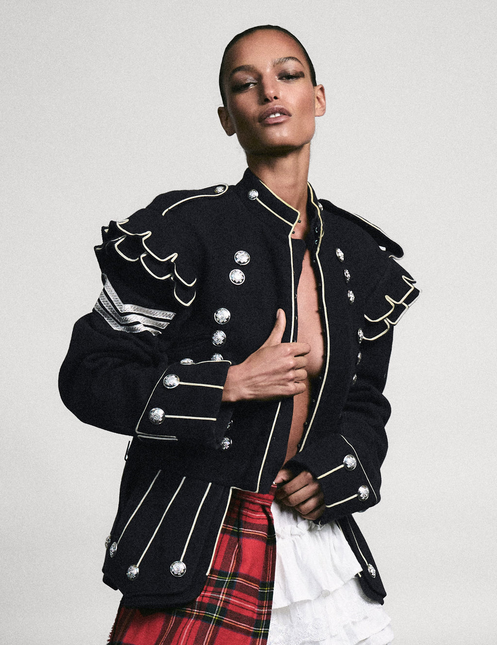 Vintage Highland Doublet Dress Scots Guards Pipers