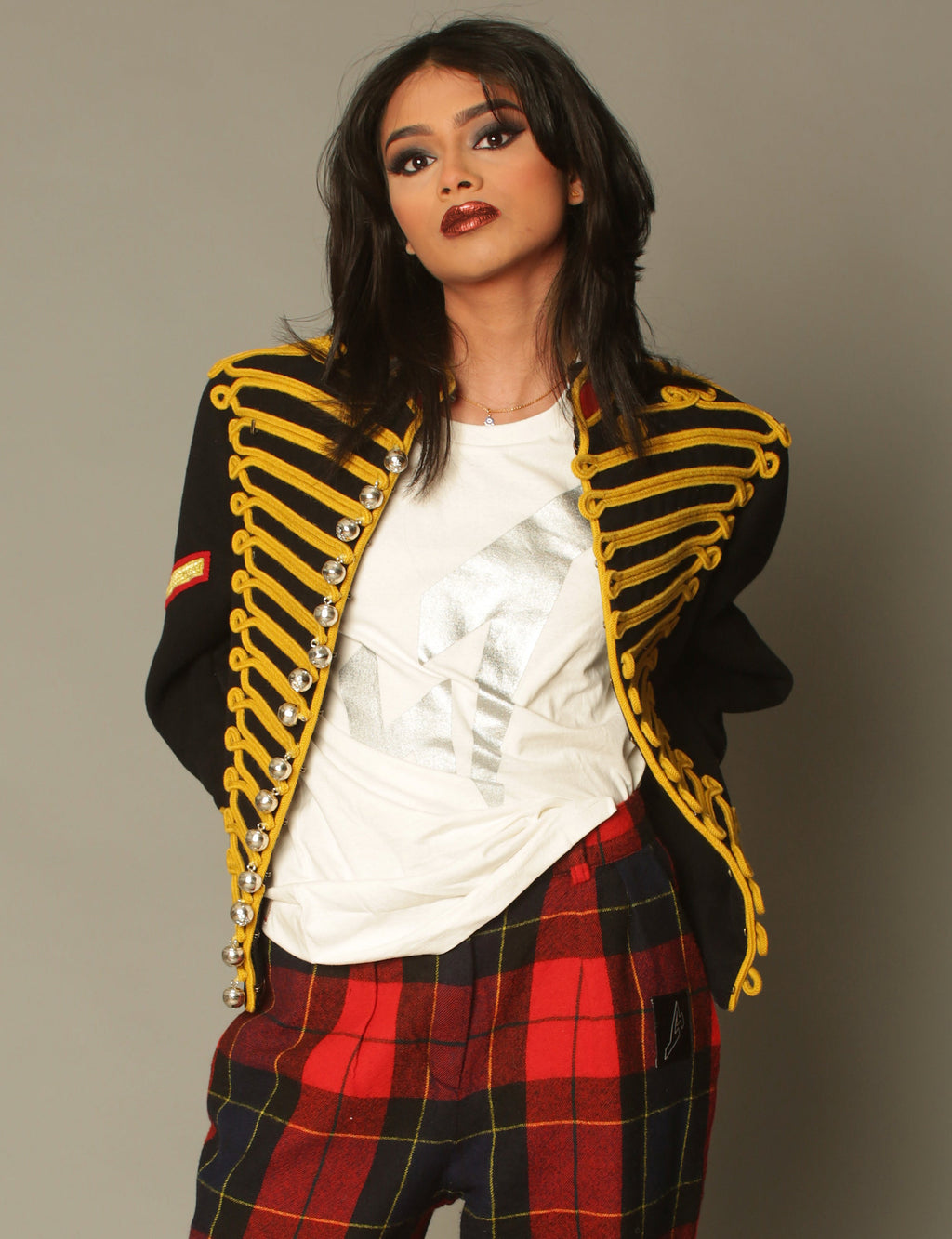 Vintage Royal Horse Artillery Ceremonial Rock and Roll Jacket