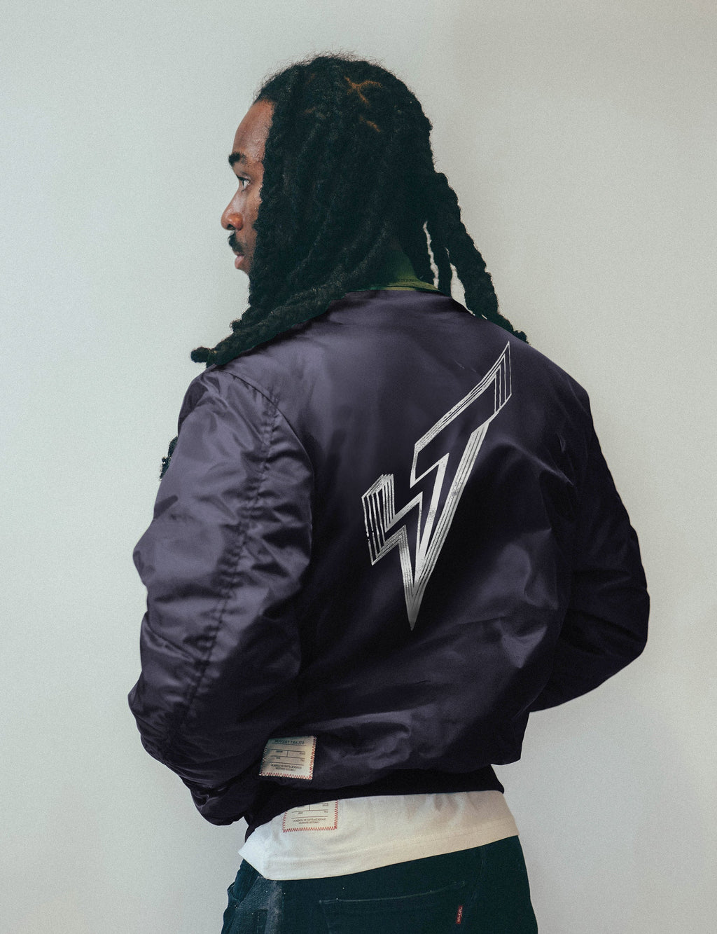 Navy MA-1 Bomber Jacket Reversible