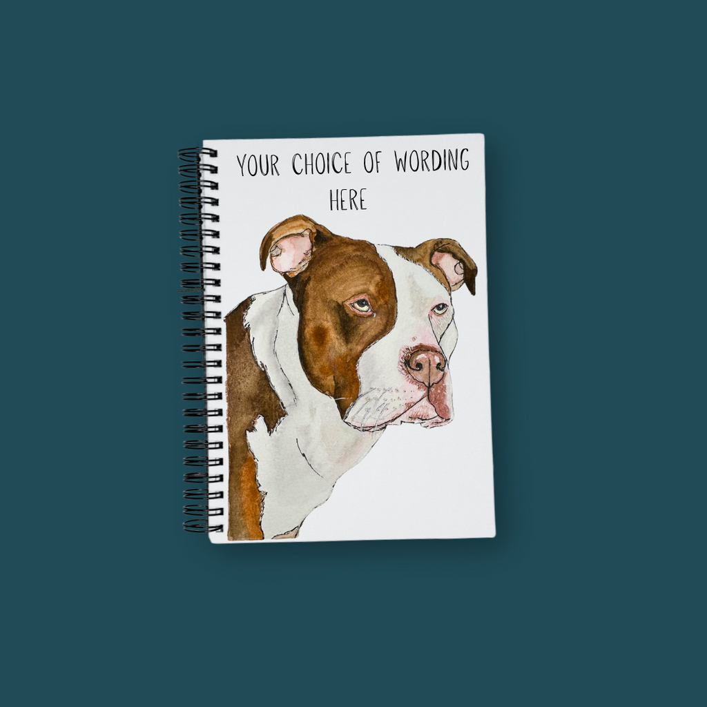 Pet Portrait Notebook A5 Handmade
