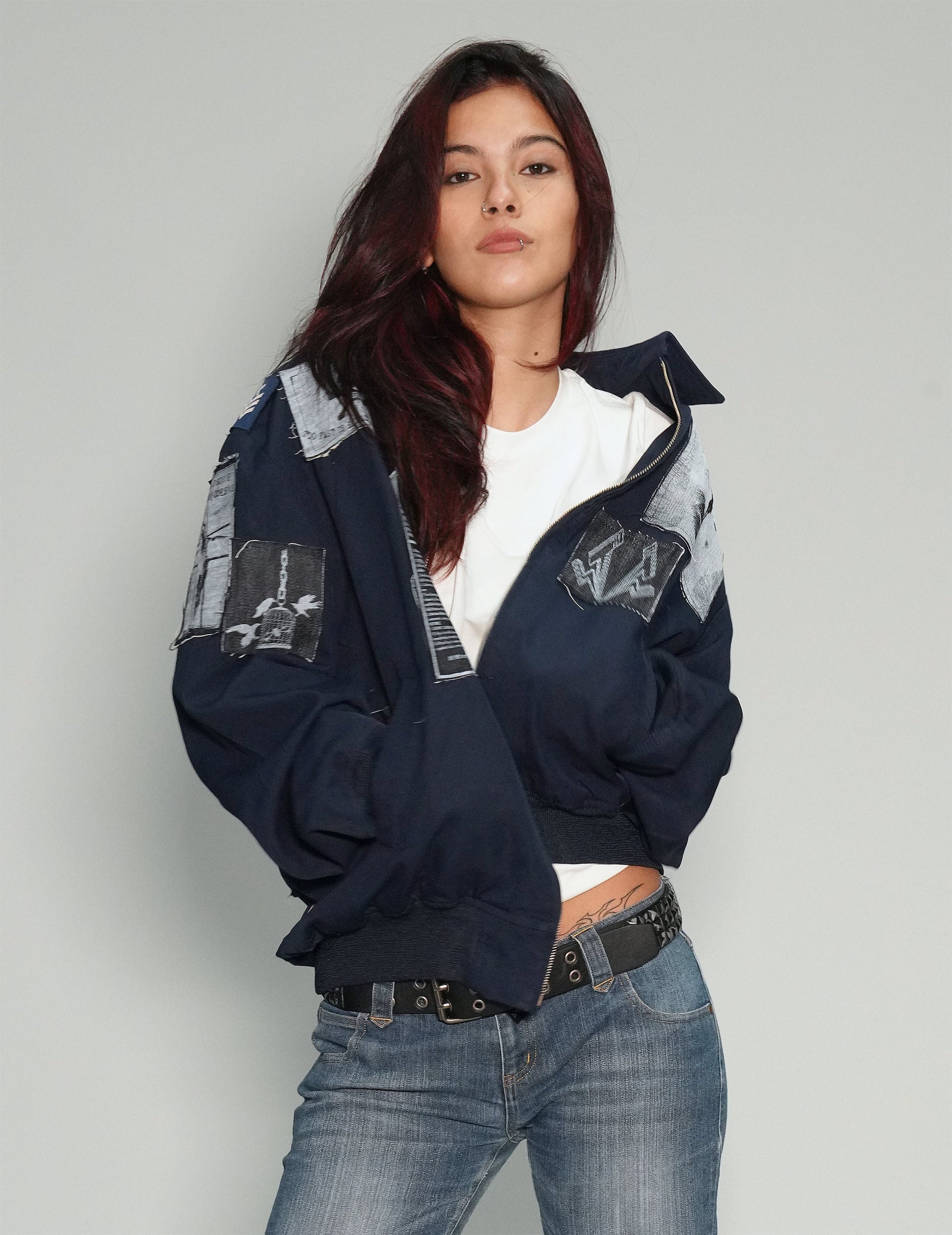 Vintage RAF Jacket with Patches