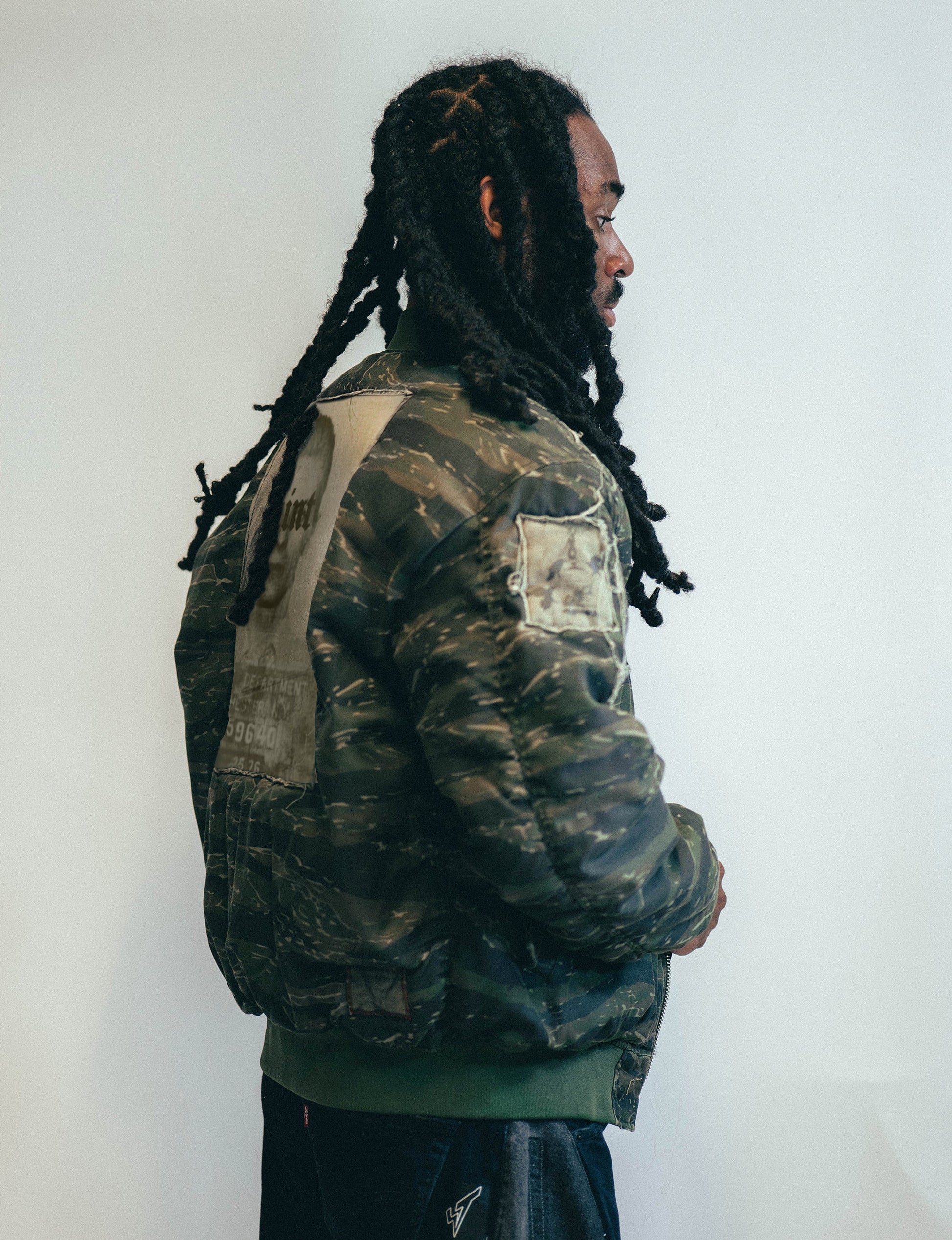 MA1 Patched Bomber in Tiger Camo