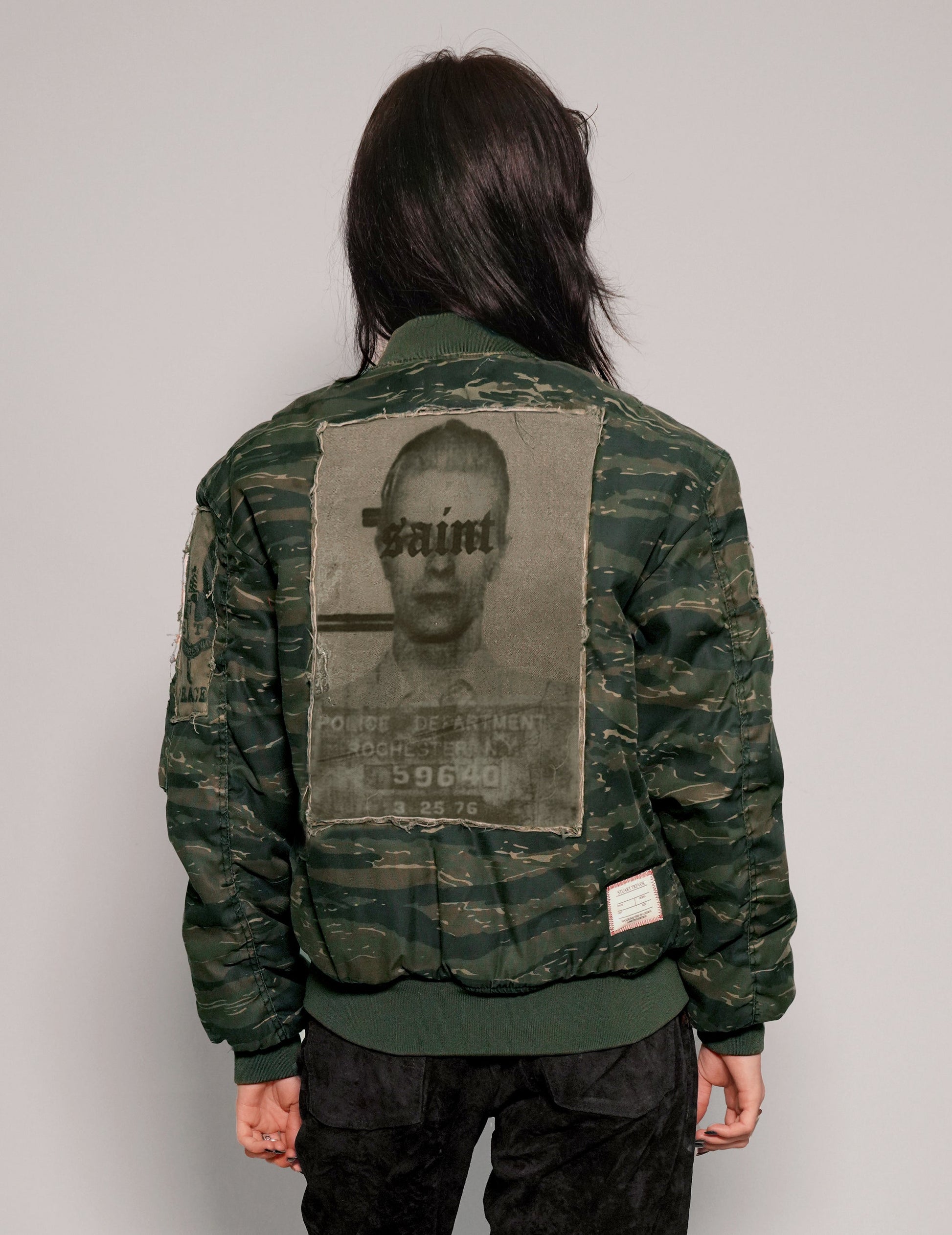 MA 1 Bomber Jacket in Tiger Camo