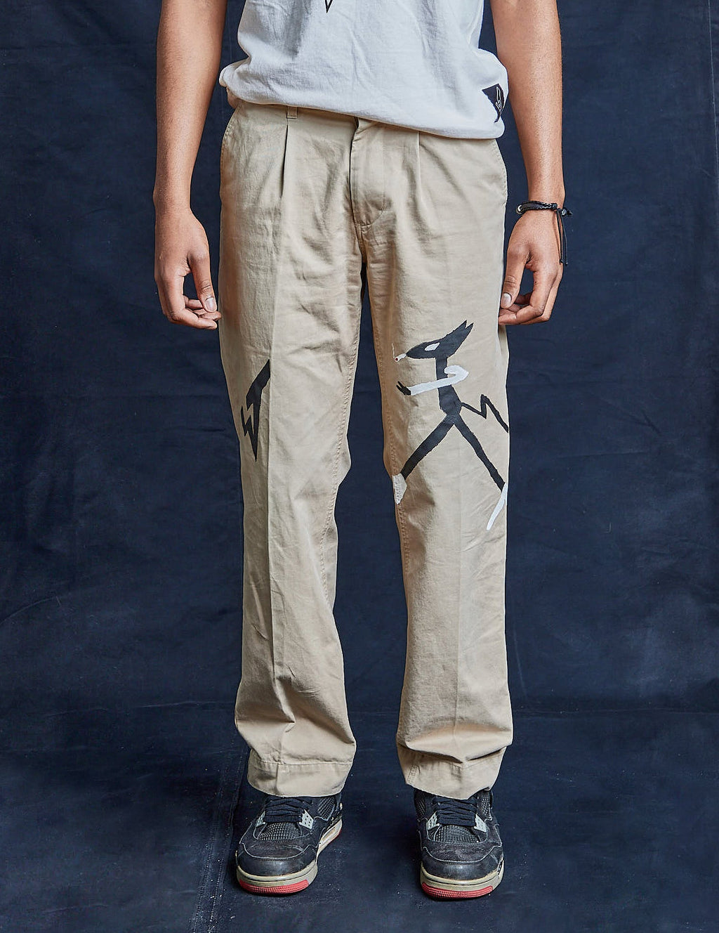 Cats Who Strut Vintage Cotton Trousers
