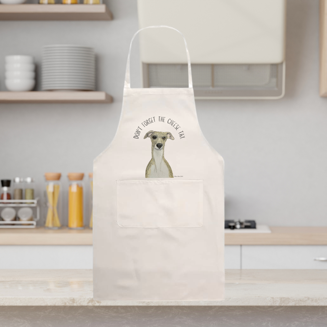 Cheese Tax Apron for Whippet Owners