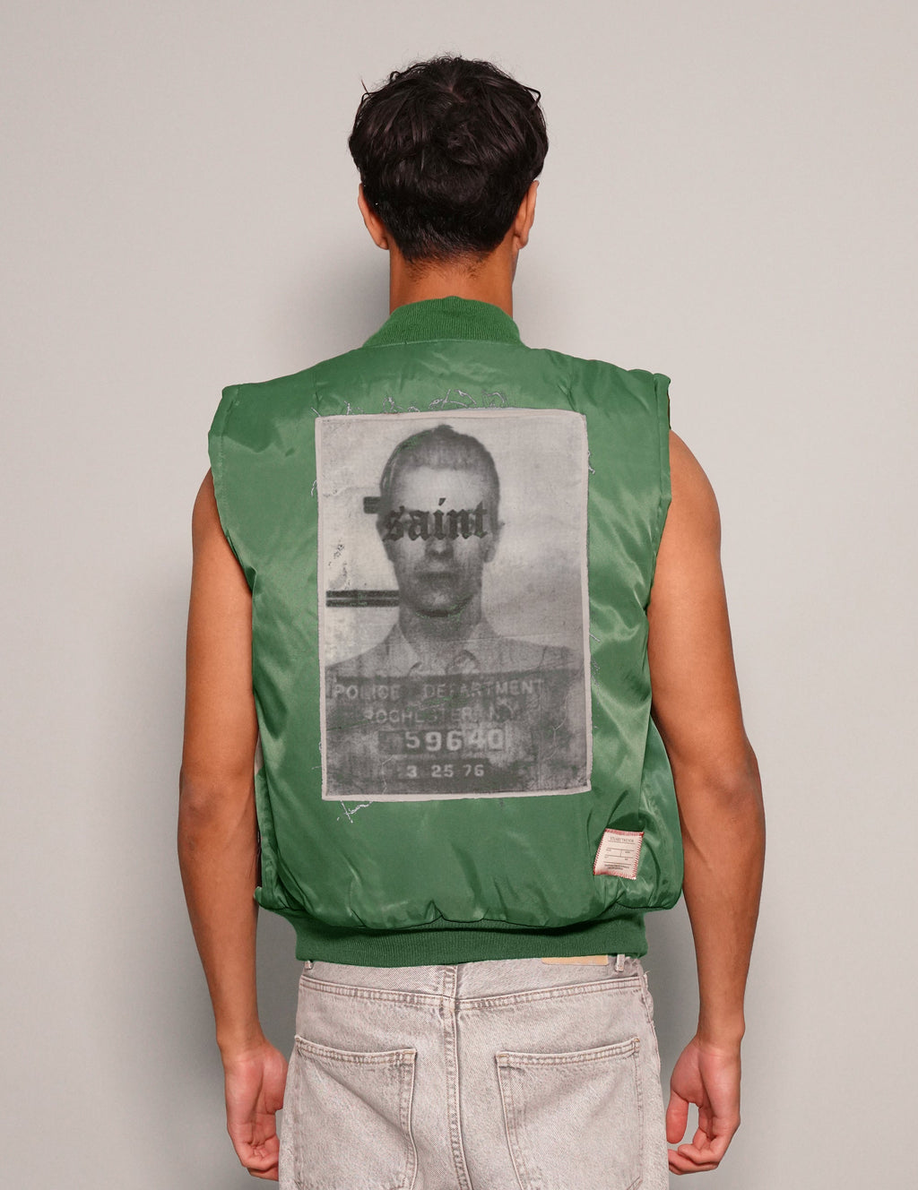 Saint Bomber Gilet in Green