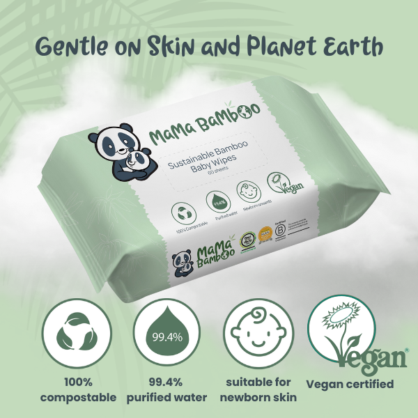 Sustainable Bamboo Baby Wipes for Sensitive Skin
