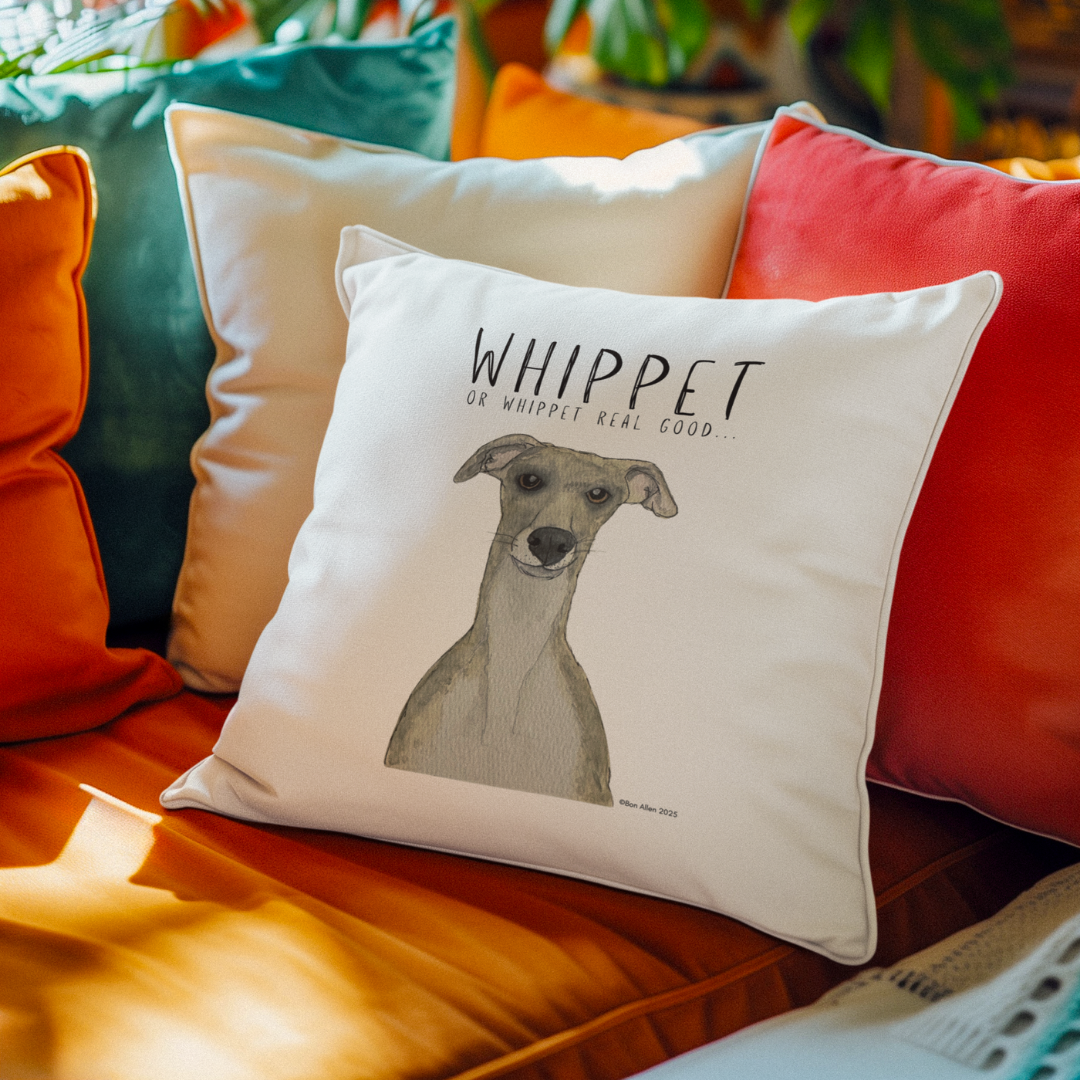 Whippet Real Good Cushion Cover