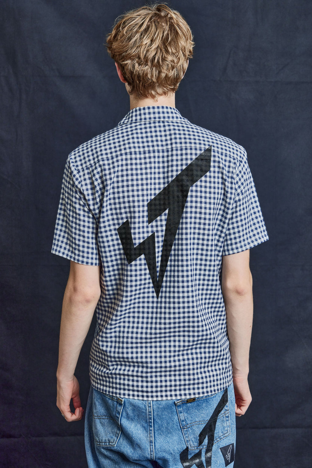 Strike Vintage Gingham Bowling Shirt