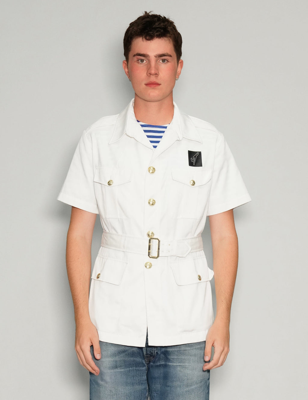 Tropical Officers Dress Shirt