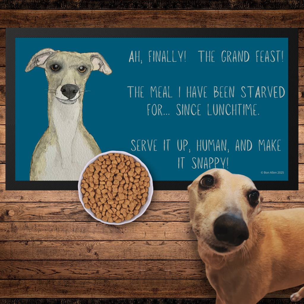 Whippet Real Good Feast Mat