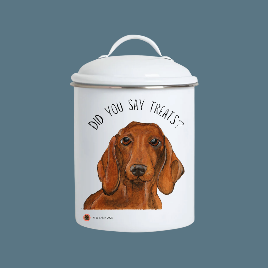 Handmade Dachshund Treat Jar