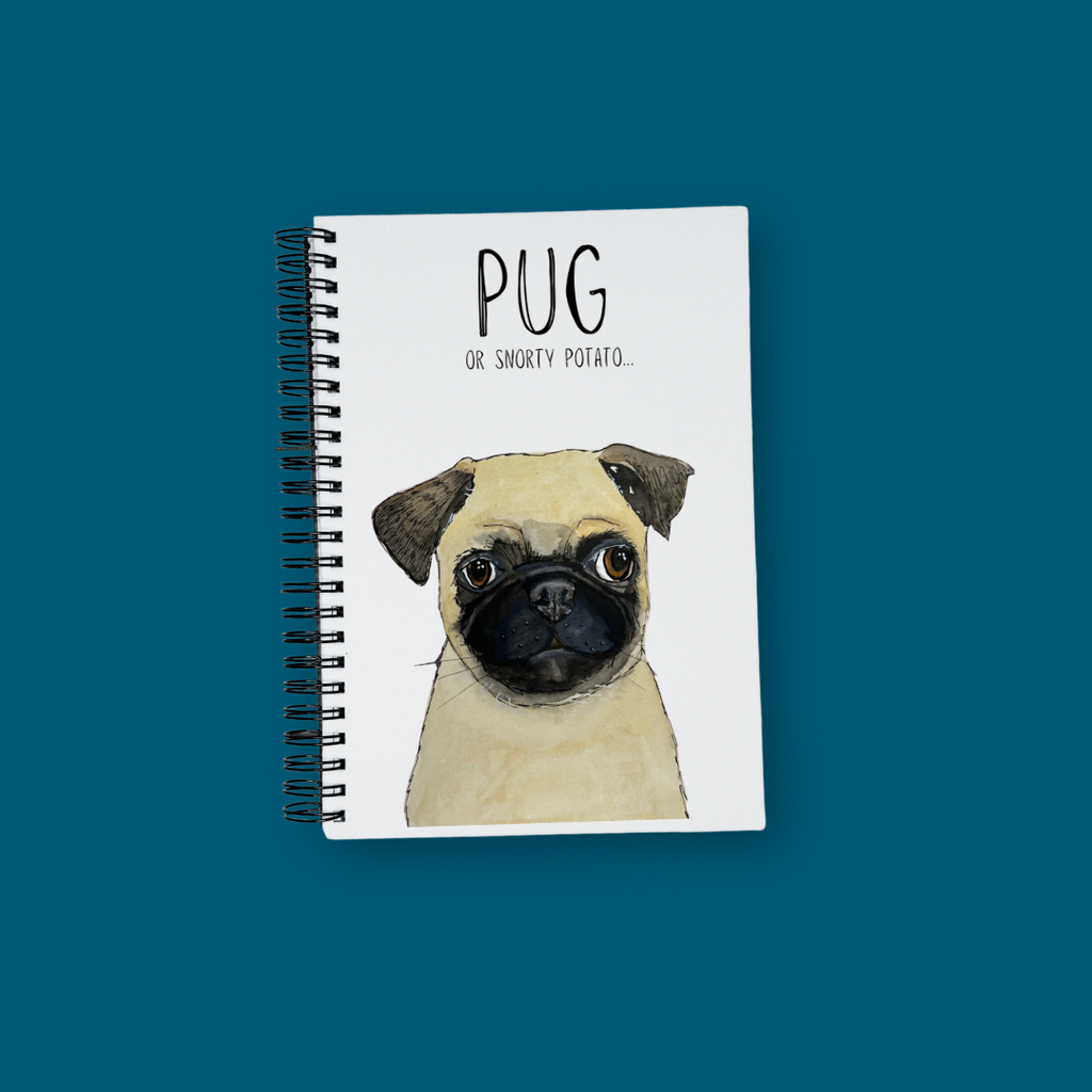 Pug Lover's Notebook for Writing and Sketching
