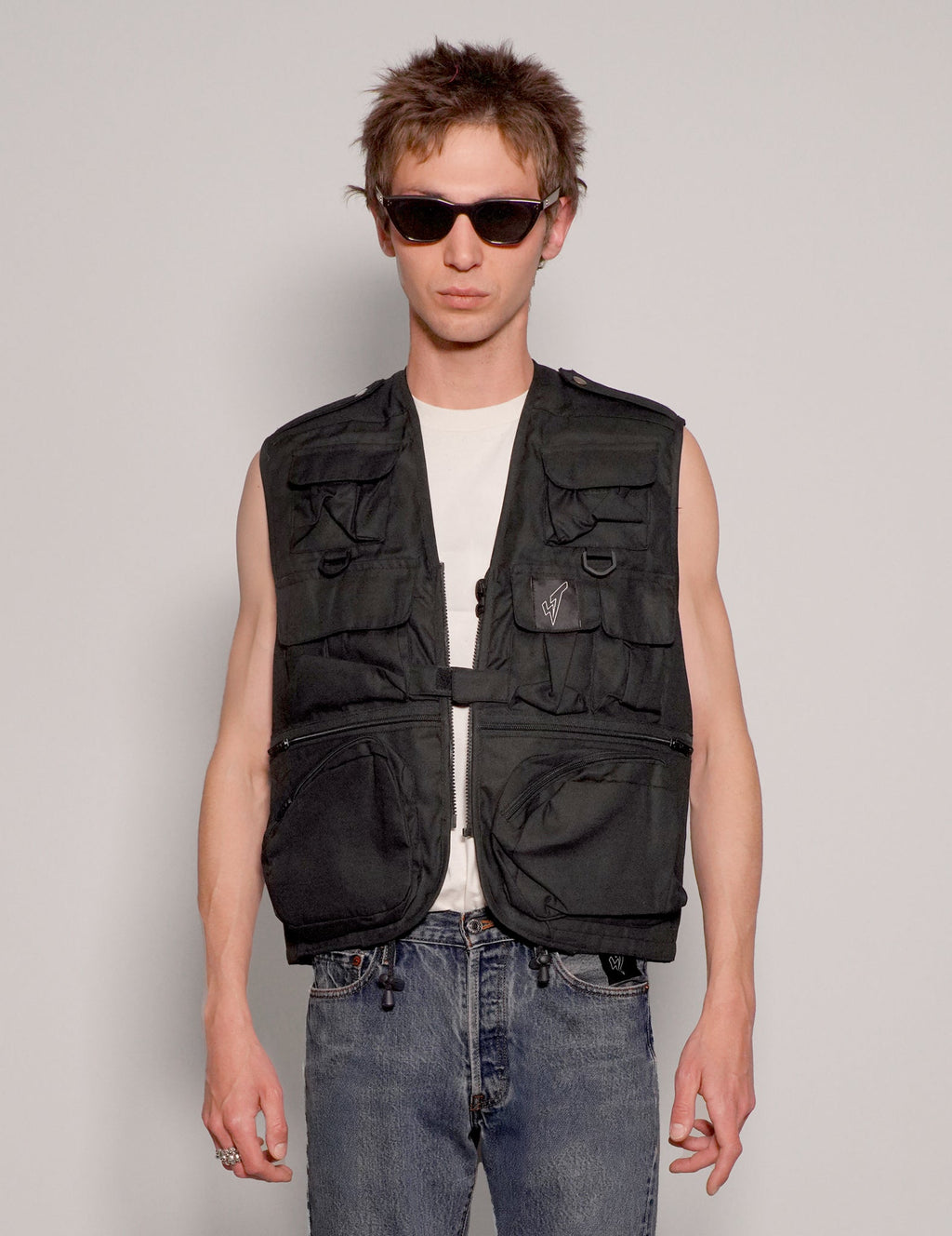 Tactical Black Gilet Jacket