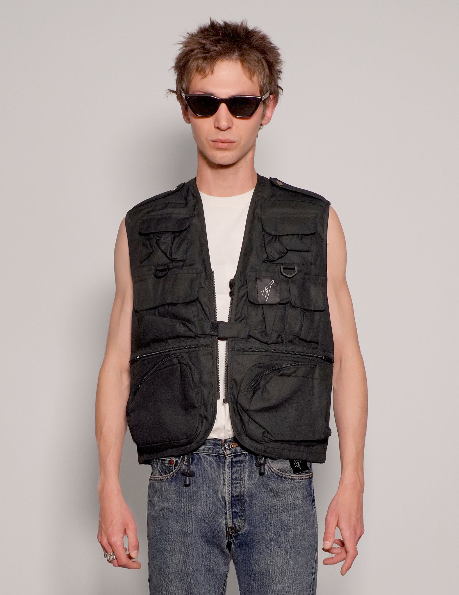 Tactical Black Gilet Jacket