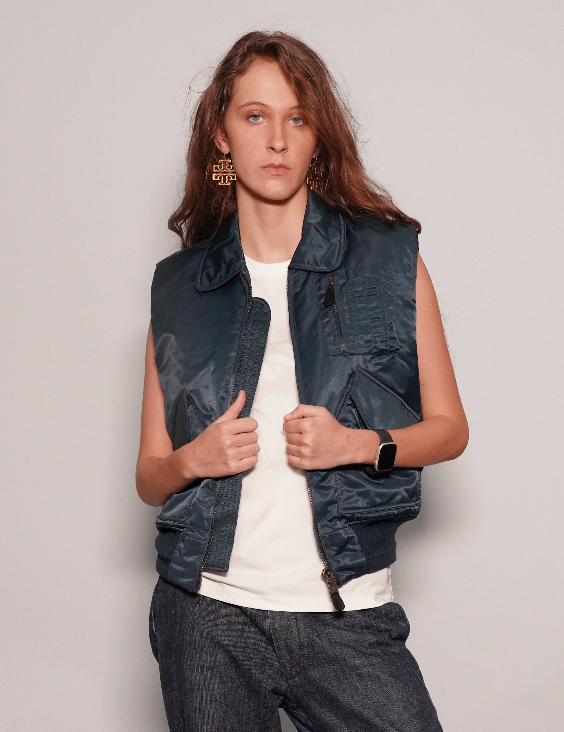 Lightweight Navy Bomber Gilet